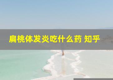 扁桃体发炎吃什么药 知乎